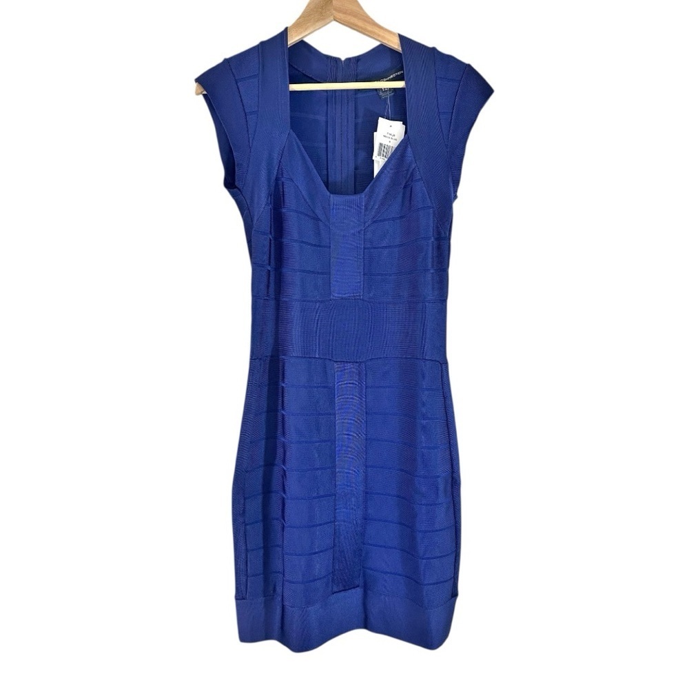 NWT! French Connection Blue Sleeveless Sheath Dress